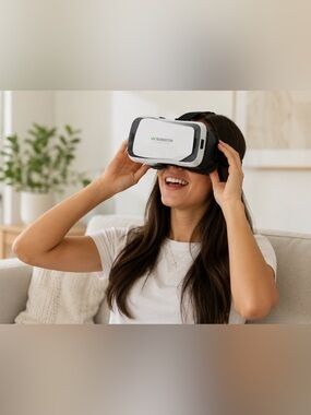 VR Shinecon SC-G12 Virtual Reality Headset VR Glasses for 4.7–7” Smartphones NIB